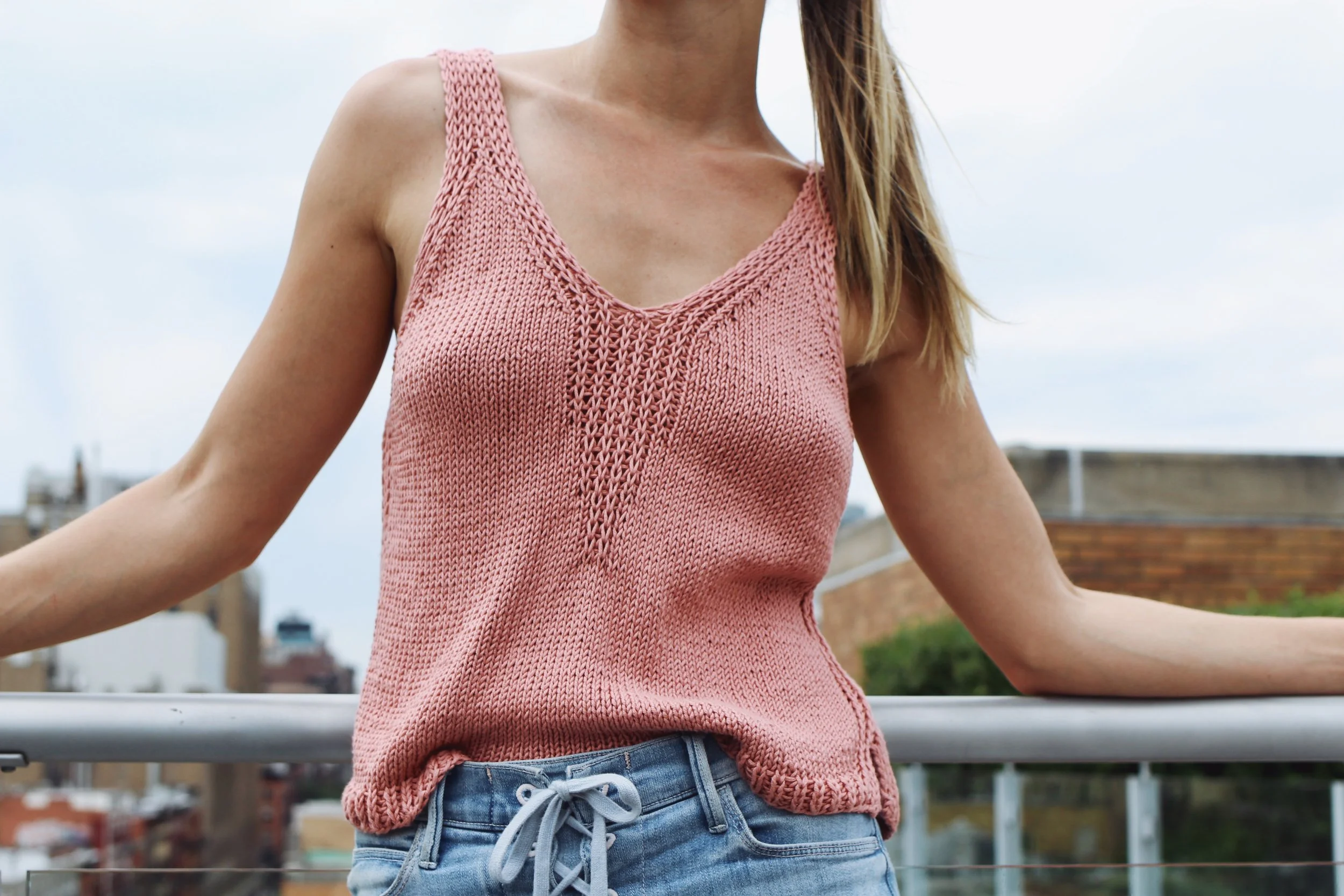 Streamline Tank FREE Knitting Pattern — Two of Wands